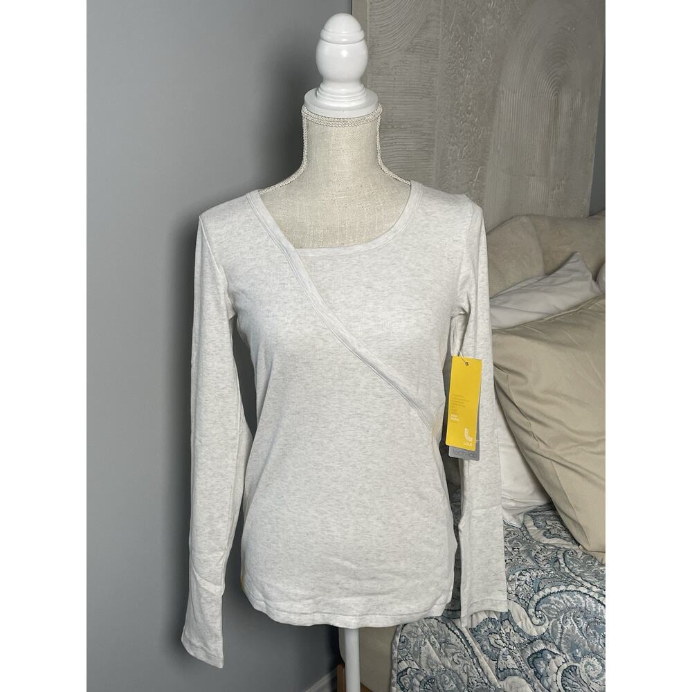 LOLE Candid 2 Tech Top S Frost Heather Lightweight Yoga Travel Athleisure NWT